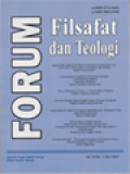 Forum Filsafat: Empat Puluh Tahun Kitab Hukum Kanonik Gereja Katolik Latin (1983-2023): Historisitas, Amandemen Dan Analisis; Exploring The Complexity Of The Book Of Daniel: A Multifaceted Analysis; Place Of Humans In Creation: A Re-Reading Of Psalm 8; Asimilasi Dengan Tuhan Sebagai Tujuan Tertinggi Keutamaan; 'Aggiornamento' Dalam Visi Sinodal Untuk Merespon Tantangan Gereja Pada Millenium Ketiga; Racang Ngi'is Sebagai Upacara Pendewasaan Diri Perempuan Riung-Flores (Tinjauan Filosofis-Antropologis Filsafat Nilai Max Scheler); 