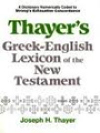 Image of A Greek-English Lexicon Of The New Testament