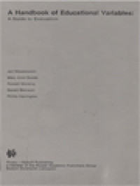 Image of A Handbook Of Educational Variables: A Guide To Evaluation