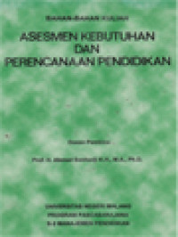 Image of Bahan-Bahan Kuliah Asesmen Kebutuhan Dan Perencanaan Pendidikan
