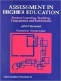 Image of Assessment In Higher Education: Student Learning, Teaching, Programmes And Institutions
