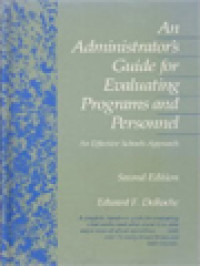 Image of An Administrator's Guide For Evaluating Programs And Personnel: An Effective Schools Approach
