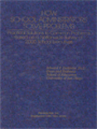 Image of How School Adminstrators Solve Problems: Practical Solutions To Common Problems Based On A Nationwide Survey Of 2.000 School Executives