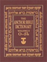 Image of The Anchor Bible Dictionary, Volume V: O - Sh
