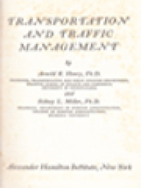 Image of Transportation And Traffic Management
