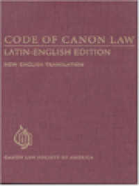 Image of Code Of Conon Law: Latin-English Edition, New English Translation