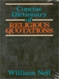 Image of Concise Dictionary Of Religious Quotations