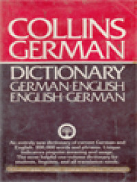 Image of Collins German: Dictionary (German-English, English-German)