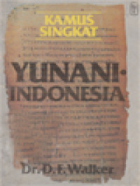 Image of Kamus Singkat Yunani-Indonesia
