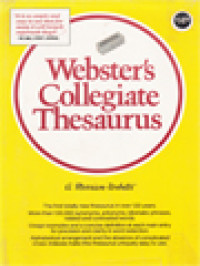 Image of Webster's Collegiate Thesaurus