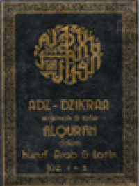 Image of Adz-Dzikraa Terjemah & Tafsir Alqur'an Dalam Huruf Arab & Latin Juz 1-5