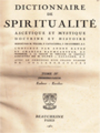 Image of Dictionnaire De Spiritualite (Ascétique Et Mystique; Doctrine Et Histoire) Tome IV.1: Eadmer - Escobar
