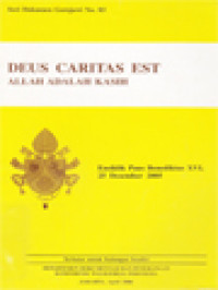 Image of Deus Caritas Est (Allah Adalah Kasih) Ensiklik Paus Benediktus XVI, 25 Desember 2005