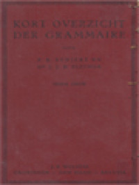 Image of Kort Overzicht Der Grammaire