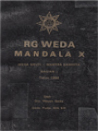 Image of Reg Weda Mandala X: Weda Sruti - Mantra Samhita Bagian I