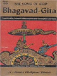 Image of The Song Of God Bhagavad-Gita