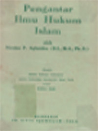 Image of Pengantar Ilmu Hukum Islam