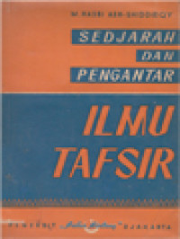 Image of Sedjarah Dan Pengantar Ilmu Tafsir