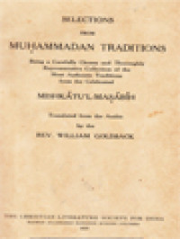 Image of Selections From Muhammadan Traditions
