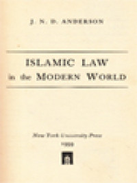 Image of Islamic Law In The Modern World