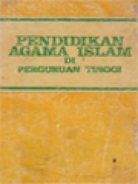 Image of Pendidikan Agama Islam Di Perguruan Tinggi