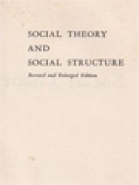 Image of Social Theory And Social Structure