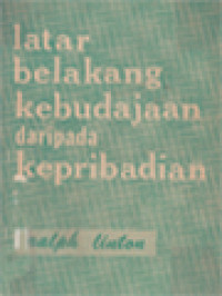Image of Latar Belakang Kebudajaan Dari Pada Kepribadian