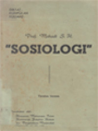 Image of Sosiologi