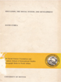 Image of The Social Science Foundation And Graduate School Of International Studies University Of Denver: Education, The Social Sistem, And Development II