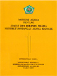 Image of Motivasi Agama Tentang Status Dan Peranan Wanita Menurut Pandangan Agama Katolik