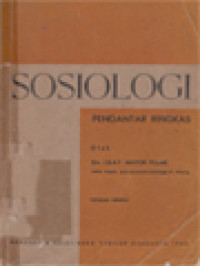 Image of Sosiologi: Suatu Buku Pengantar Ringkas