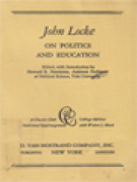 Image of On Politics And Education