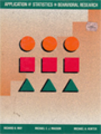 Image of Application Of Statistics In Behavioral Research