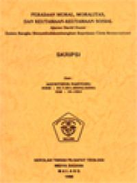 Image of Perasaan Moral, Moralitas, Dan Keutamaan-Keutamaan Sosial, Ajaran David Hume Dalam Rangka Menumbuhkembangkan Kepekaan Cinta Kemanusiaan