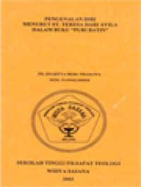 Image of Pengenalan Diri Menurut St. Teresa Dari Avila Dalam Buku 