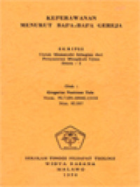 Image of Keperawanan Menurut Bapa-Bapa Gereja