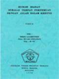 Rumah Ibadat Sebagai Tempat Pertemuan Dengan Allah Dalam Kristus