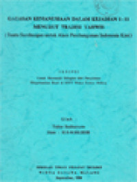 Image of Gagasan Kemanusiaan Dalam Kejadian 1-11 Menurut Tradisi Yahwis (Suatu Sumbangan Untuk Alam Pembangunan Indonesia Kini)