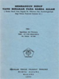 Image of Membangun Hidup Yang Berakar Pada Sabda Allah (Suatu Studi Atas Regula St. Albertus Dan Sumbangannya Bagi Reksa Pastoral Dewasa Ini)