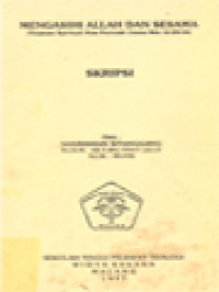 Image of Mengasihi Allah Dan Sesama (Tinjauan Spiritual Atas Perintah Utama Mrk 12:28-34)