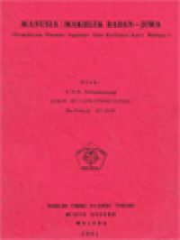 Image of Manusia: Makhluk Badan - Jiwa (Pemikiran Thomas Aquinas Dan Refleksi Karl Rahner)