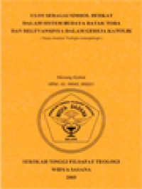 Image of Ulos Sebagai Simbol Berkat Dalam Sistem Budaya Batak Toba Dan Relevansinya Dalam Gereja Katolik, (Suatu Analisis Teologis-Antropologis)