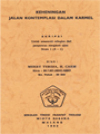 Image of Keheningan Jalan Kontemplasi Dalam Karmel