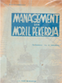 Image of Management Dan Moril Pekerdja (Management And Morale)