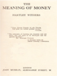 Image of The Meaning Of Money