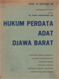 Image of Hukum Perdata Adat Djawa Barat