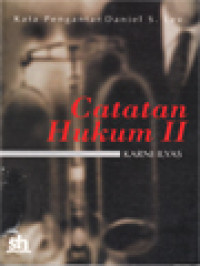 Image of Catatan Hukum II
