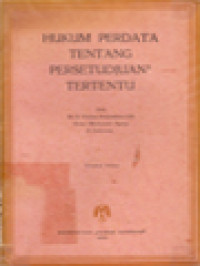Image of Hukum Perdata Tentang Persetujuan-Persetujuan Tertentu
