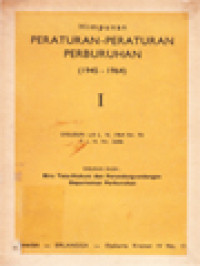 Image of Himpunan Peraturan-Peraturan Perburuhan (1945-1964) I