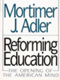Image of Reforming Education: The Opening Of The American Mind
